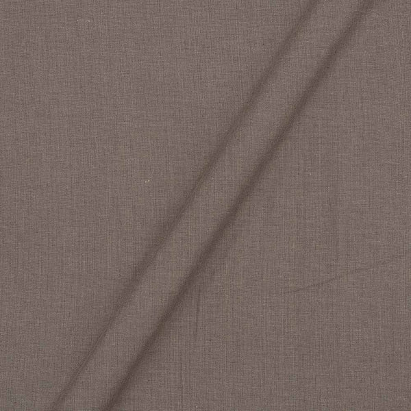 Two Ply Cotton Dove Grey Colour 42 Inches Width Handloom Fabric