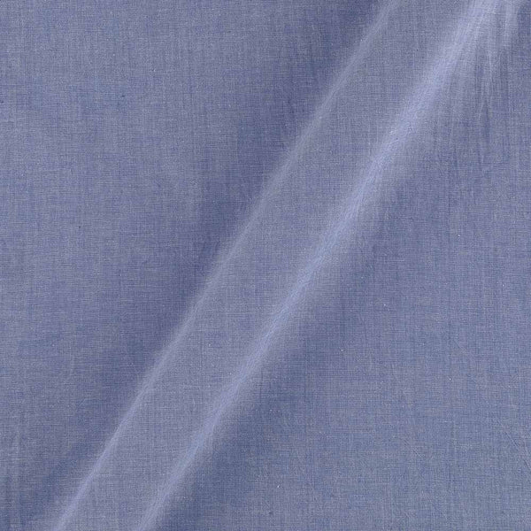 Two Ply Cotton Violet X White Cross Tone 43 Inches Width Handloom Fabric