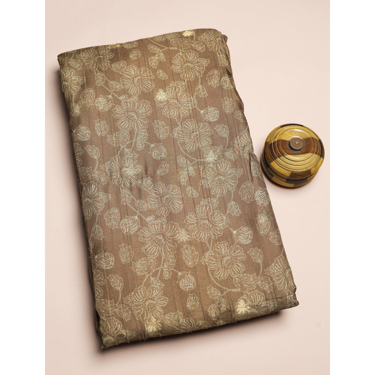 SEMI TUSSAR PRINTED FABRIC