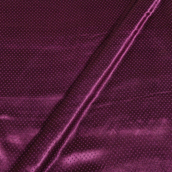 Dani Gaji Wine Berry Colour 43 Inches Width Fabric