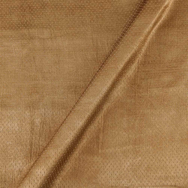 Buy Dani Gaji Beige Gold Colour Dyed Fabric Online 9336Y