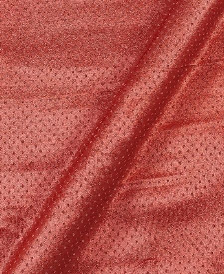 Dyed Mashru Dani Gaji Fabric, a self jacquard version of mashru gaji.