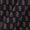 Ajrakh Theme Gamathi Cotton Black Colour Small Paisley Print Fabric Online 9347AS9