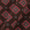 Ajrakh Theme Gamathi Cotton Dark Cedar Colour Geometric Print Fabric Online 9347CW3