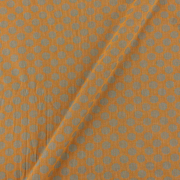 Cotton Self Jacquard Mustard Orange Colour 43 Inches Width Washed Fabric freeshipping - SourceItRight
