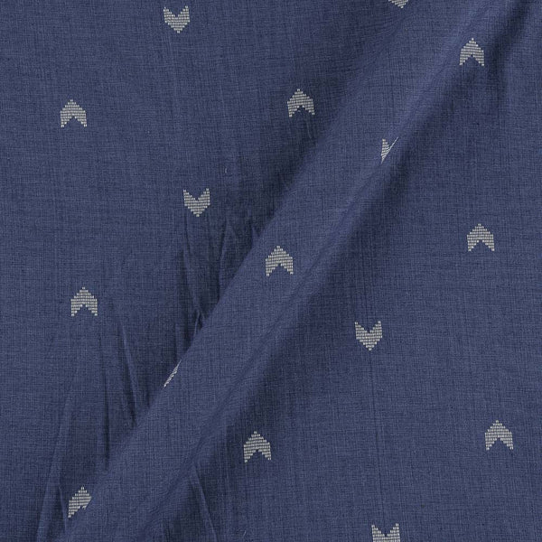 Buy Cotton Tow Ply Jacquard Butta Steel Blue Colour Fabric Online 9359ACU25