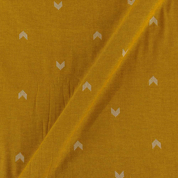 Buy Cotton Tow Ply Jacquard Butta Mustard Colour Fabric Online 9359ACU26