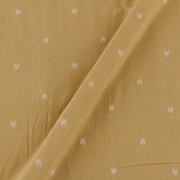 Cotton Jacquard Butta Cream Yellow Colour Fabric Online 9359ACU2