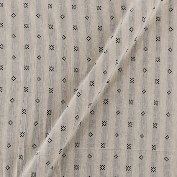 Cotton Jacquard Butta Off White Colour Fabric Online 9359AGE2