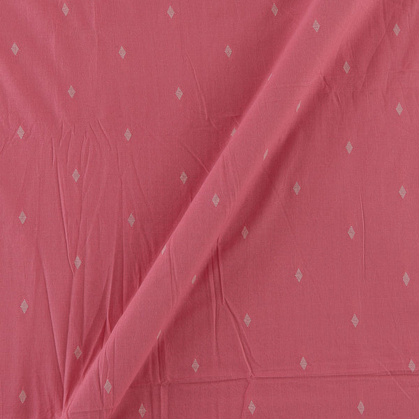 Cotton Jacquard Butti Carrot Pink Colour Fabric Online 9359AGG1