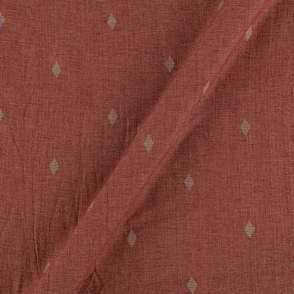 Buy Cotton Jacquard Butta Dusty Rose Colour Washed Fabric Online 9359AGG30