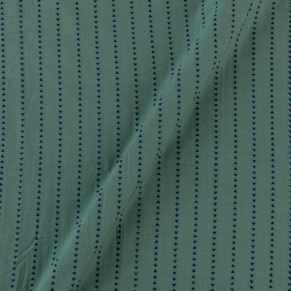 Slub Cotton Dobby Jacquard Geometric Stripes Cambridge Blue Colour Fabric Online 9359AGW2