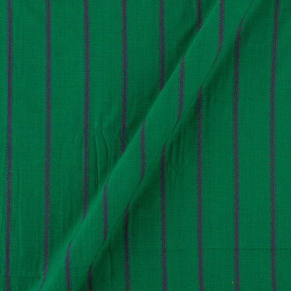 Slub Cotton Dobby Jacquard Stripes Green X Yellow Cross Tone Fabric Online 9359AGX4