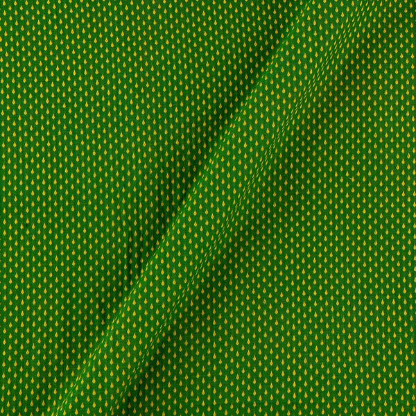 Cotton Jacquard Butti Green X Yellow Cross Tone Fabric Online 9359AHK1