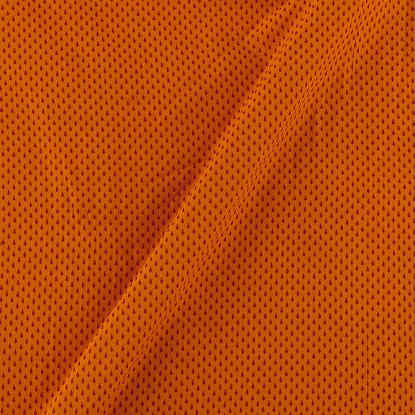 Cotton Jacquard Butti Orangish Yellow Colour Fabric Online 9359AHK7