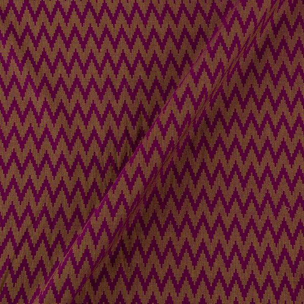 Cotton Jacquard Chevron Magenta Colour Fabric Online 9359AHM1