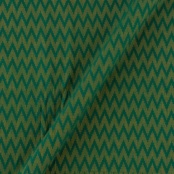 Cotton Jacquard Chevron Green Colour Fabric Online 9359AHM3
