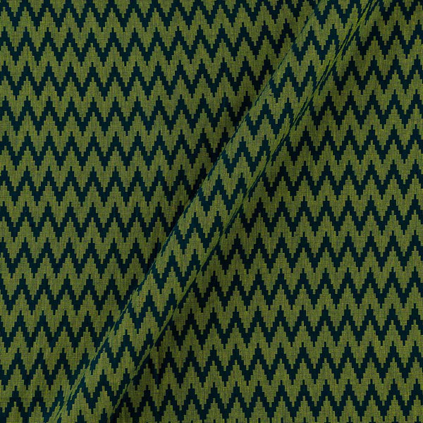 Cotton Jacquard Chevron Teal Colour Fabric Online 9359AHM4