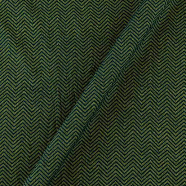 Cotton Jacquard Chevron Teal Colour Fabric Online 9359AHN4