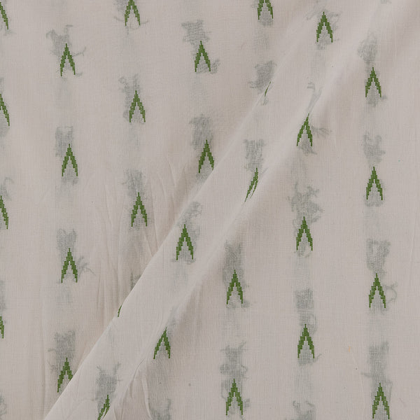 Buy Cotton Jacquard Butta White Colour Fabric Online 9359AHQ11