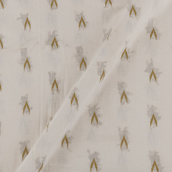 Buy Cotton Jacquard Butta White Colour Fabric Online 9359AHQ12