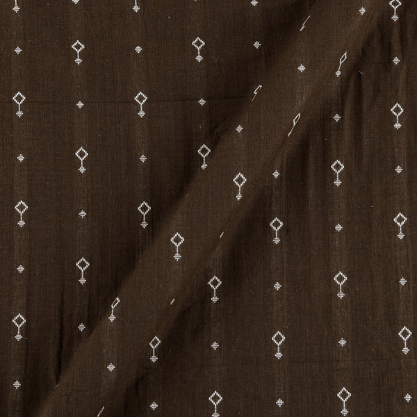 Buy Cotton Jacquard Butti Brown Colour  Washed Fabric Online 9359AHY6