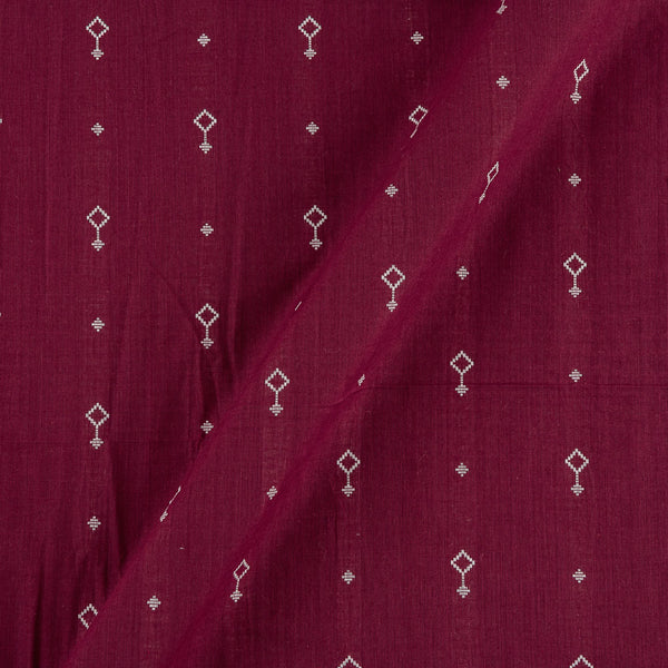 Buy Cotton Jacquard Butti Magenta Pink Colour  Washed Fabric Online 9359AHY8