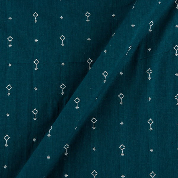 Buy Cotton Jacquard Butti Teal Green Colour  Washed Fabric Online 9359AHY9