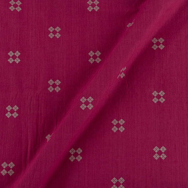 Buy Cotton Jacquard Butti Rani Pink Colour  Washed Fabric Online 9359AIB3