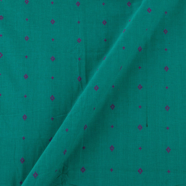 Cotton Jacquard Butti Sea Green Colour Fabric Online 9359AIE1