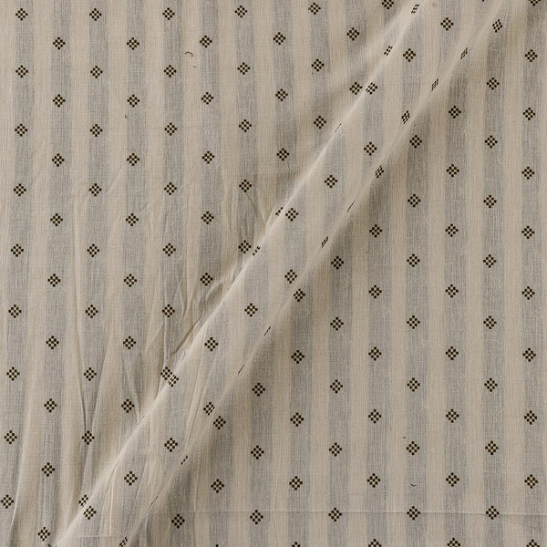 Cotton Jacquard Butti Off White Colour Fabric Online 9359AIM3