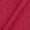 Cotton Jacquard Butti Crimson Red Colour Washed Fabric