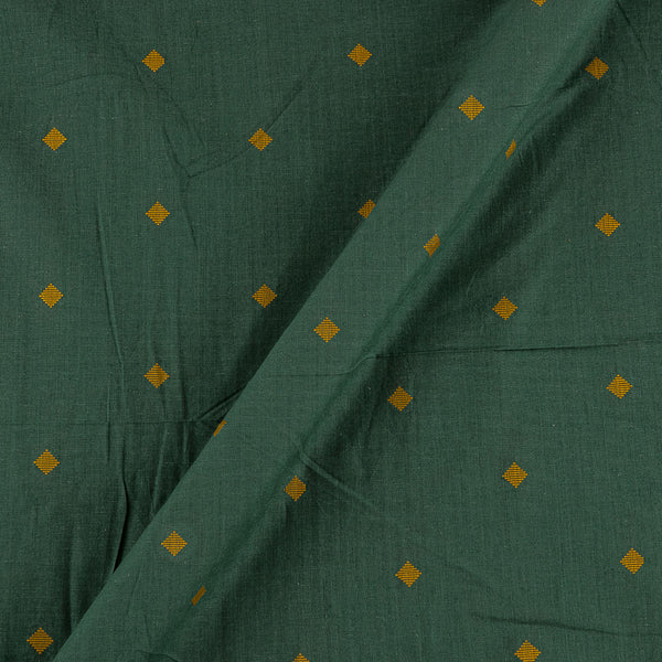 Cotton Jacquard Butti Charcoal X Mustard Cross Tone Washed Fabric
