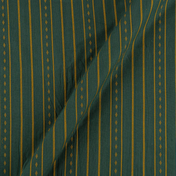 Buy Cotton Jacquard Butti Charcoal X Mustard Cross Tone Washed Fabric Online 9359AJB2