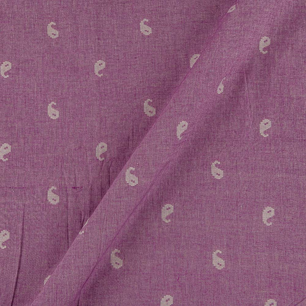 Buy Cotton Jacquard Butti Lavender X White Cross Tone Washed Fabric Online 9359AJG4
