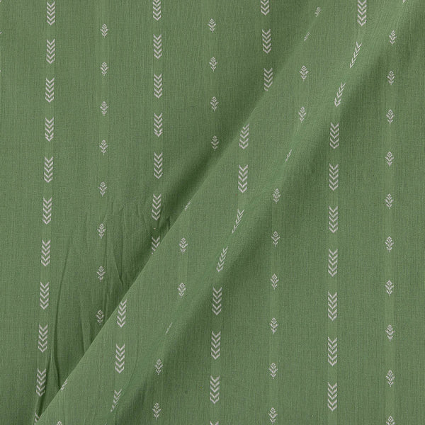 Buy Cotton Jacquard Butti Pistachio Colour Washed Fabric Online 9359AJP6