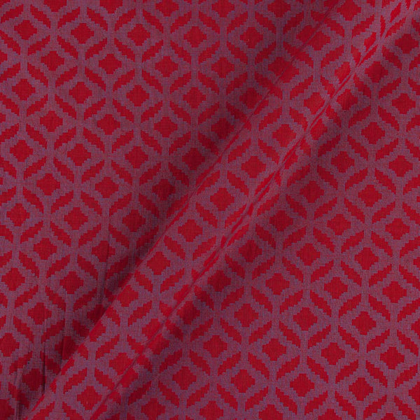 Buy Cotton Jacquard Butti Red Colour Washed Fabric Online 9359AJR3