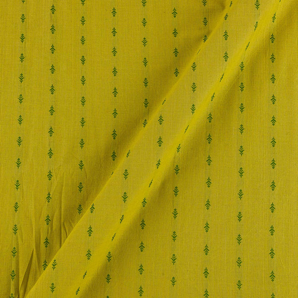 Buy Cotton Jacquard Butti Acid LIme Green Colour Washed Fabric Online 9359AJS6