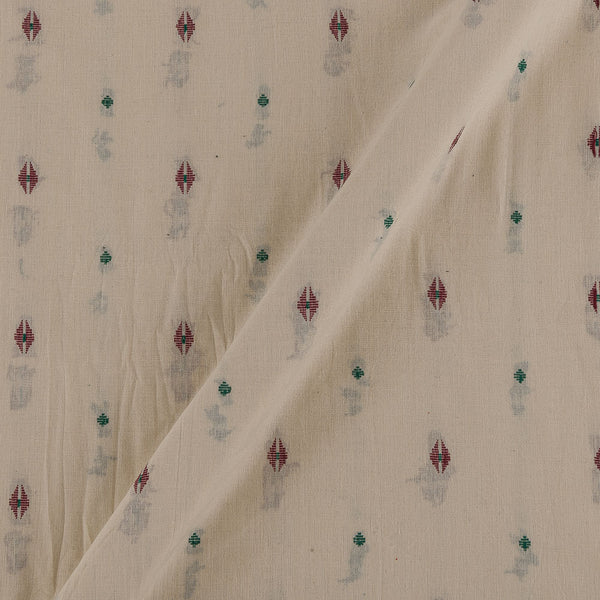 Buy Cotton Jacquard Butta Off White Colour Fabric Online 9359AJY1