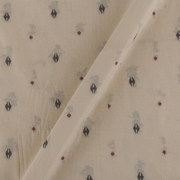 Buy Cotton Jacquard Butta Off White Colour Fabric Online 9359AJY2