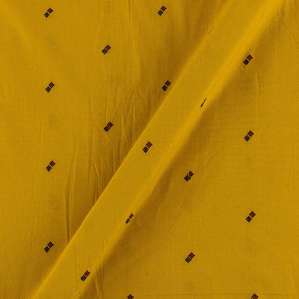 Buy Cotton Jacquard Butti Mustard Yellow Colour Fabric Online 9359AKB5