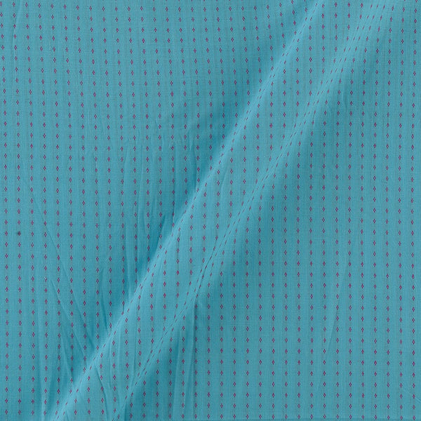 Cotton Jacquard Butti Aqua Colour Fabric Online 9359HA4