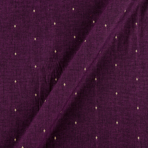 Buy Cotton Jacquard Dark Purple X Black Cross Tone Fabric Online 9359KD24