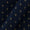 Cotton Jacquard Butti Dark Blue X Black Cross Tone Fabric Online 9359NP11