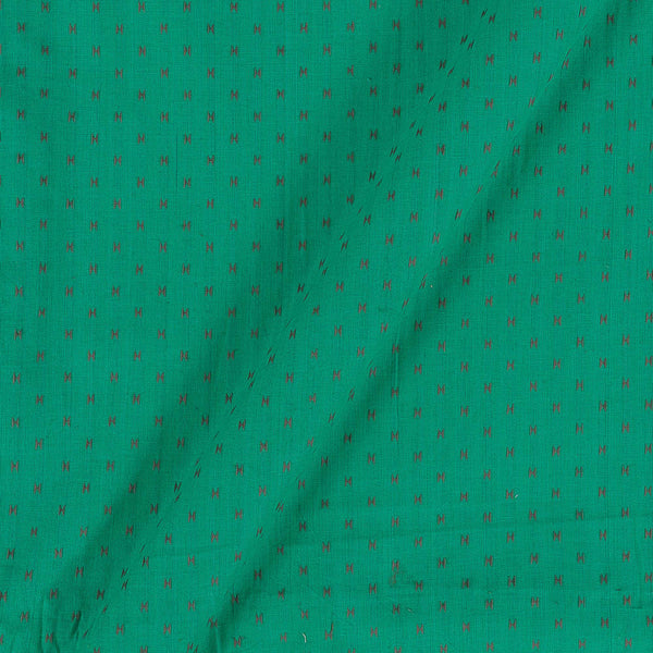 Cotton Self Jacquard Aqua Green Colour Washed Fabric freeshipping - SourceItRight