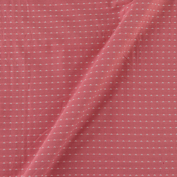 Buy Coral Pink Georgette Dobby Weave Fabric Online at Wholesale Prices