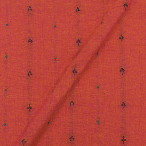Cotton Self Jacquard Rani Pink To Orange Mix Tone Geometric Washed 42 Inches Width Fabric freeshipping - SourceItRight