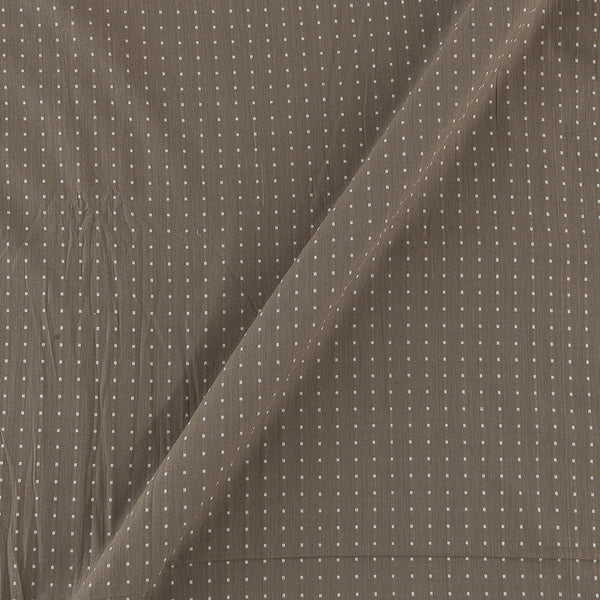 Cotton Jacquard Butti Nut Brown Colour Fabric Online 9359XN5