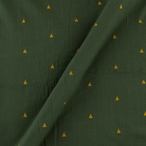 Cotton Jacquard Butti Shale Green Colour Washed Fabric Online 9359YU20