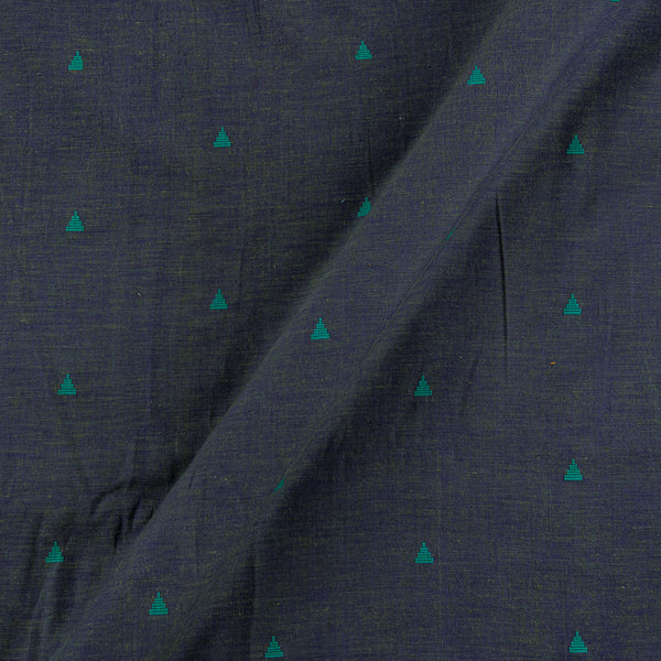 Cotton Jacquard Butti Pastel Green X Purple Cross Tone 42 Inches Width Washed Fabric